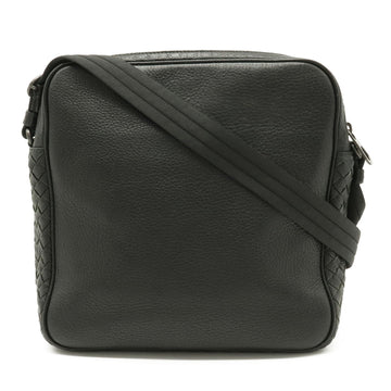 BOTTEGA VENETA intrecciato shoulder bag black 451152