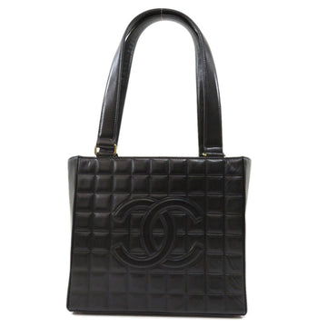 Chanel chocolate bar tote bag calf women's