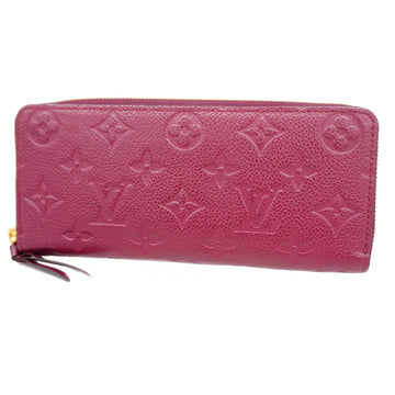 LOUIS VUITTONAuth  Monogram Empreinte Portefeuille Clemence M61701 Women's Long