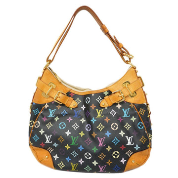 LOUIS VUITTON Shoulder Bag Monogram Multicolor Greta M40196 Noir Ladies