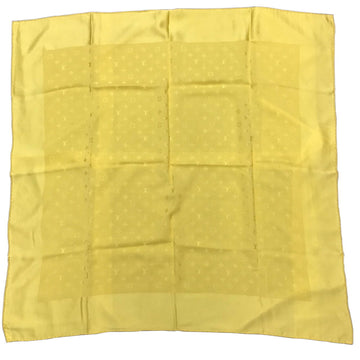 LOUIS VUITTON monogram scarf silk yellow boxed women's men's gift