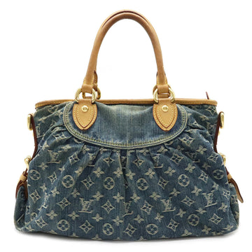 LOUIS VUITTON Monogram Neocavy MM Tote Bag Handbag Blue M95349