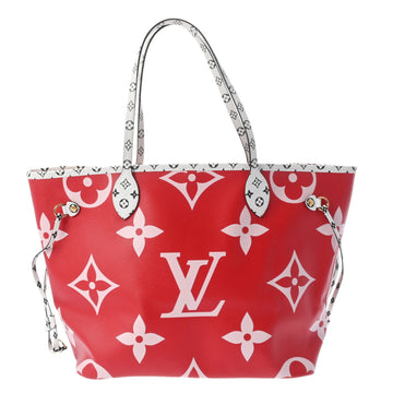 LOUIS VUITTON Monogram Giant Neverfull MM 2019 Summer Collection Rouge M44567 Women's Canvas Tote Bag