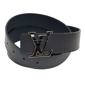 LOUIS VUITTONRare limited  Louis Vuitton leather belt N1002 Sunture LV 100LV 85 size 80-90cm black men's