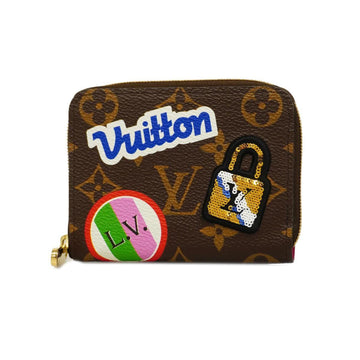 LOUIS VUITTON Wallet/Coin Case Monogram Zippy Coin Purse M63391 Brown Ladies