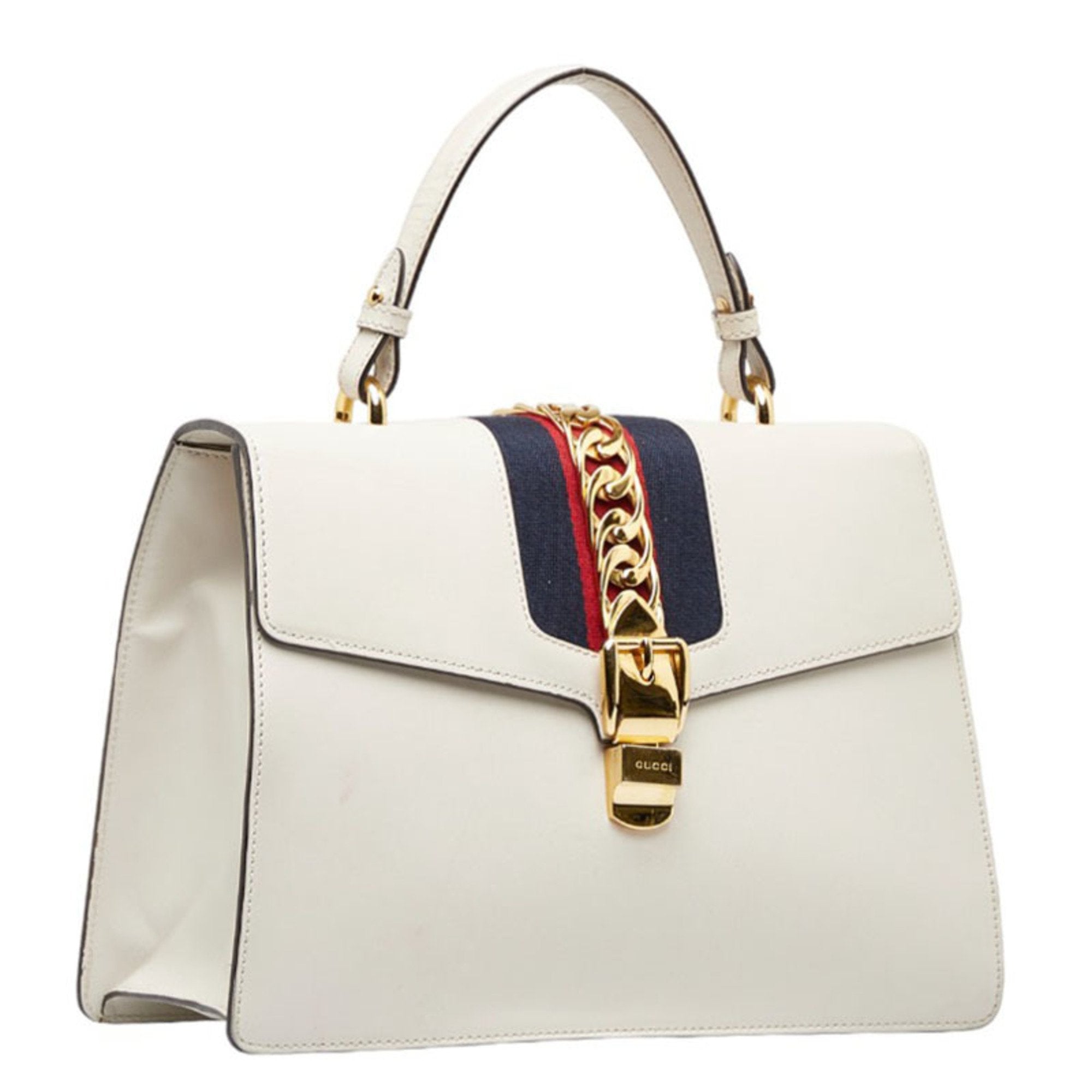 Gucci sylvie medium sale top handle bag