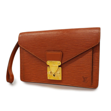 LOUIS VUITTONAuth  Epi Serie Dragonne M52613 Women's Clutch Bag Kenyan Brown