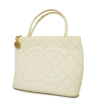 CHANELAuth  Reprint Tote Women's Caviar Leather Handbag,Tote Bag White