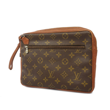 LOUIS VUITTONAuth  Monogram Saxophone Women's Clutch Bag