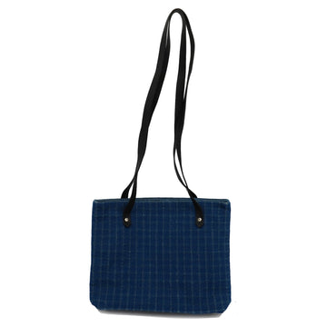 HERMESAuth  Amedabadabadu Posh Women's Canvas Tote Bag Blue