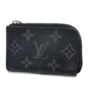 LOUIS VUITTONAuth  Monogram Eclipse Porto Monezur M63536 Men's Coin Purse/coin