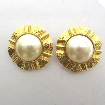 CHANEL fake pearl earrings brand accessories ladies