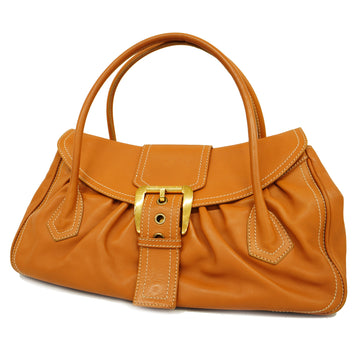 CELINEAuth  Shoulder Bag Women's Leather Shoulder Bag Light Brown