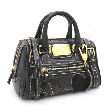 DOLCE & GABBANA MISS EASY WAY 2WAY Handbag Ladies Black Shoulder Heart DOLCE&GABBANA