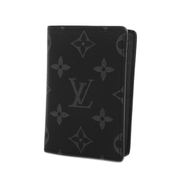 LOUIS VUITTONAuth  Monogram Eclipse Organizer De Poche M61696 Card Case