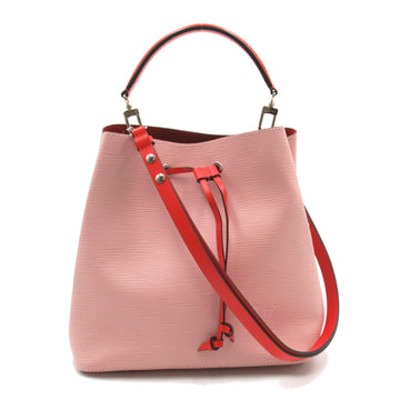 LOUIS VUITTON Neonoe Pink Red Rose valerine Epi leather M54365