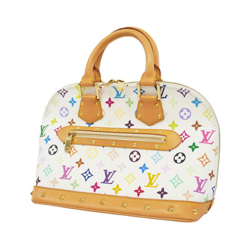 LOUIS VUITTONAuth  Monogram Multicolore Alma M92647 Women's Handbag Blanc