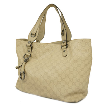 GUCCIAuth ssima Handbag 229852 Women's Shoulder Bag,Tote Bag Beige
