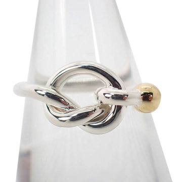 TIFFANY/  925/750 love knot combination ring size 13