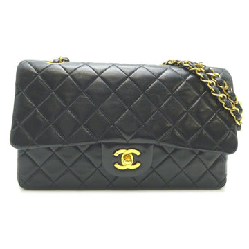 Chanel Matelasse 25 Ladies Shoulder Bag A01112 Lambskin Black x