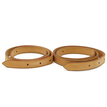 LOUIS VUITTON Tanned Leather Bucket Shoulder Strap Set of 2