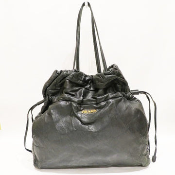 Prada BN1757 bag purse tote unisex black