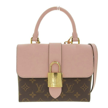 LOUIS VUITTON Monogram Rocky BB Bag Handbag Rose Poodle M44080