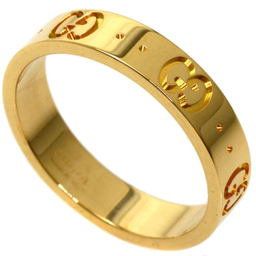 GUCCI Icon #12 Ring K18 Yellow Gold Ladies