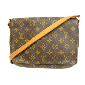 LOUIS VUITTON Shoulder Bag Monogram Musette Tango Short Strap M51257 Brown Ladies