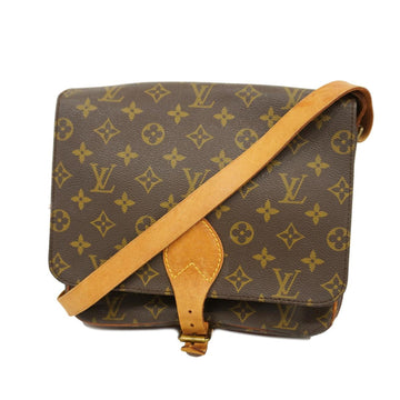 LOUIS VUITTON Shoulder Bag Monogram Cartesiere M51252 Brown Ladies