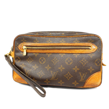 LOUIS VUITTONAuth  Monogram Marley Dragonne GM M51825 Women's Clutch Bag