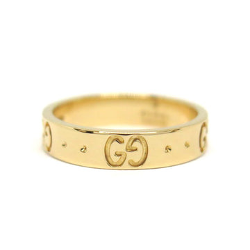 GUCCI K18YG Icon Ring Size 8.5 Women's ry