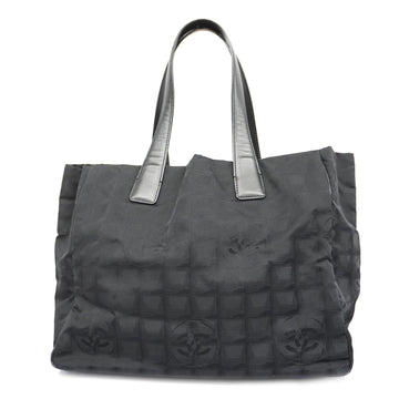 CHANELAuth  New Travel Line Women's Nylon Tote Bag Black