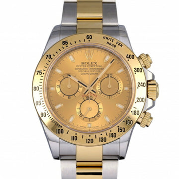 ROLEX Daytona 116523 champagne dial watch men's