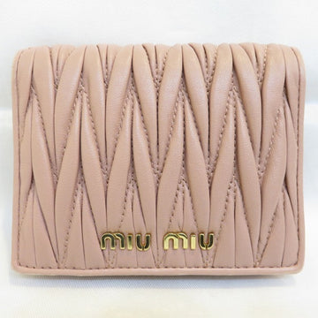 MIU MIU Miu Materasse 5MV204 wallet bi-fold ladies