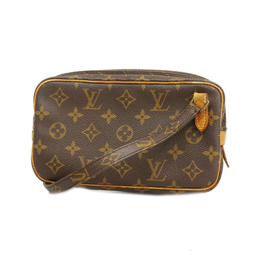 LOUIS VUITTONAuth  Monogram Pochette Marley Bandolier M51828