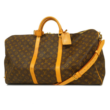 LOUIS VUITTONAuth  Monogram Keepall Bandouliere 60 M41412 Men,Women Boston Bag