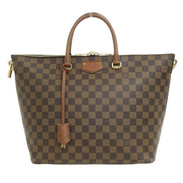 LOUIS VUITTON Damier Belmont Tote Bag N63169 Brown Women's