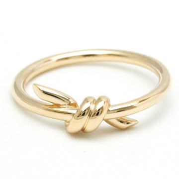 TIFFANY Knot Ring Pink Gold [18K] Fashion No Stone Band Ring Pink Gold