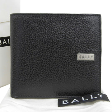 BALLY bifold wallet leather black