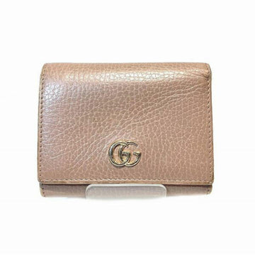 GUCCI GG Marmont Compact Wallet 474746 Trifold Women's