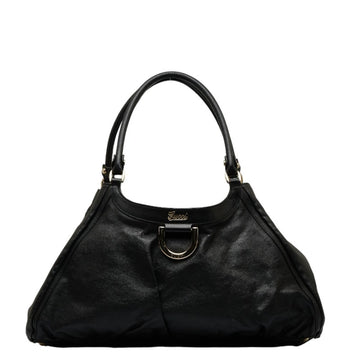 GUCCI Abbey Shoulder Bag 189835 Black Leather Women's