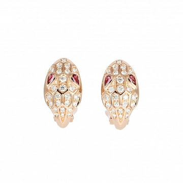 Bvlgari earrings/earrings K18PG pink gold