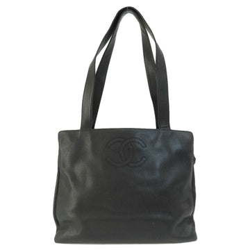 CHANEL Cocomark Tote Bag Caviar Skin Women's