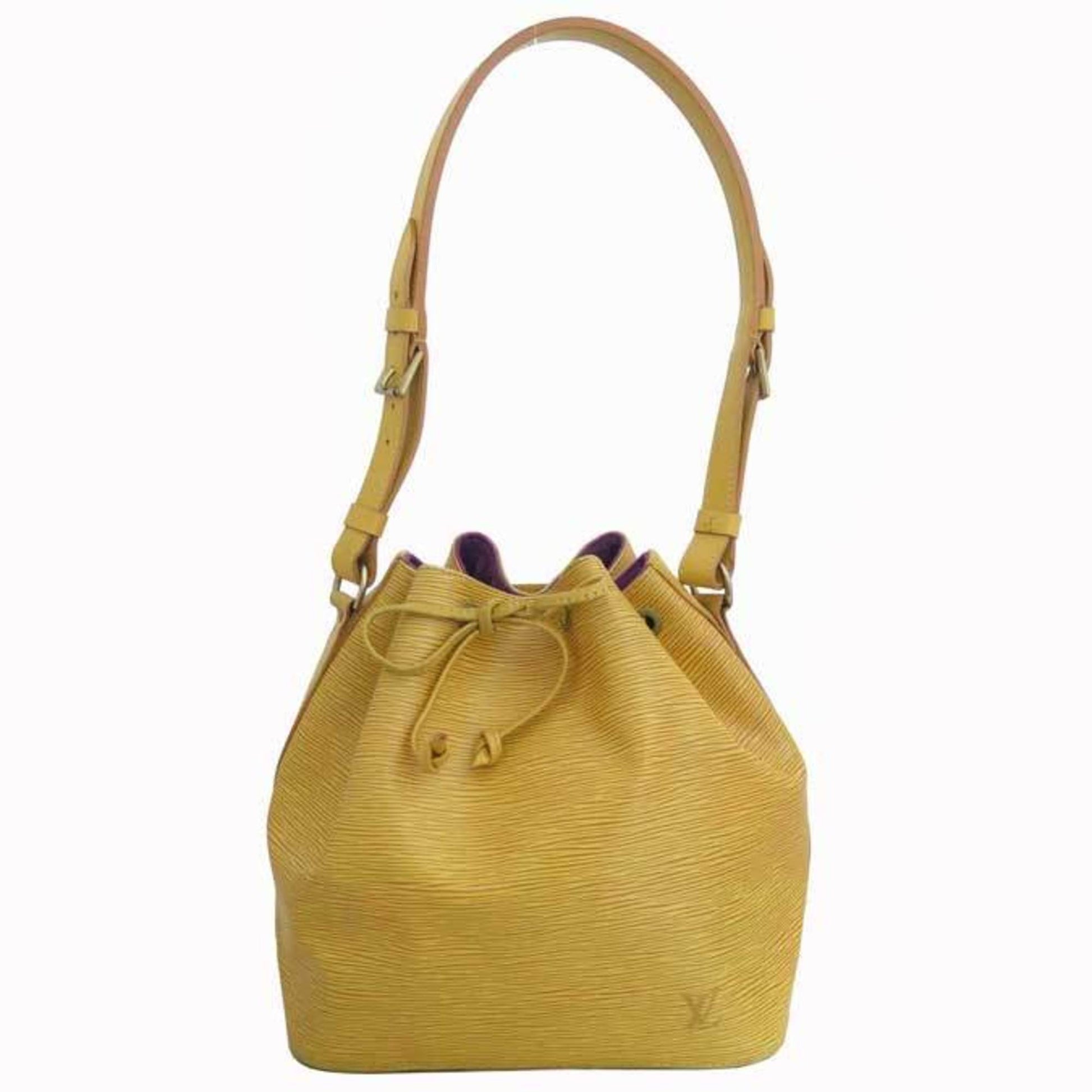 LOUIS VUITTON Shoulder Bag M44109 Petit Noe Epi Leather yellow yellow –