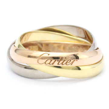 CARTIER Trinity Ring B4086148 Pink Gold [18K],White Gold [18K],Yellow Gold [18K] Fashion No Stone Band Ring Gold