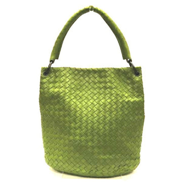 BOTTEGA VENETA intrecciato leather green bag handbag ladies