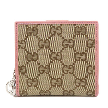 Gucci 233021 GG bi-fold wallet canvas ladies