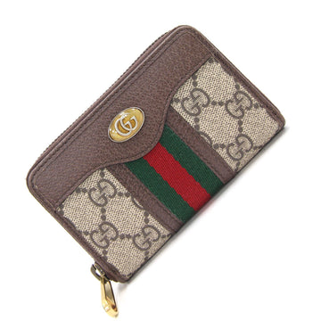 Gucci GG Supreme GG Supreme Coin Purse/coin Case Beige,Brown