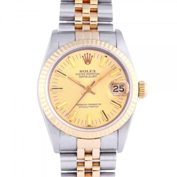 ROLEX Datejust 31 68273 champagne dial used watch men's